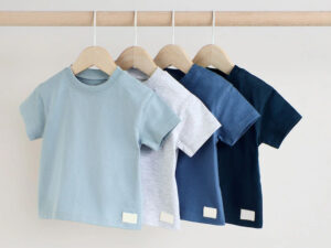 What material do designer brands use for t-shirts?
