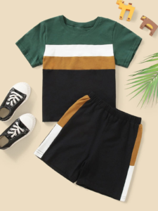 How to design  kids colorblock T-shirts?