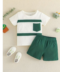 What makes colorblock T-shirts so popular in kids’ fashion?