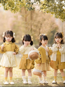 Children's clothing design: creative illustrations, organic and environmentally friendly, and childlike art
