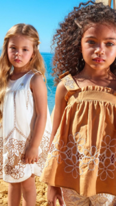 Beach style is becoming increasingly popular in children's clothing