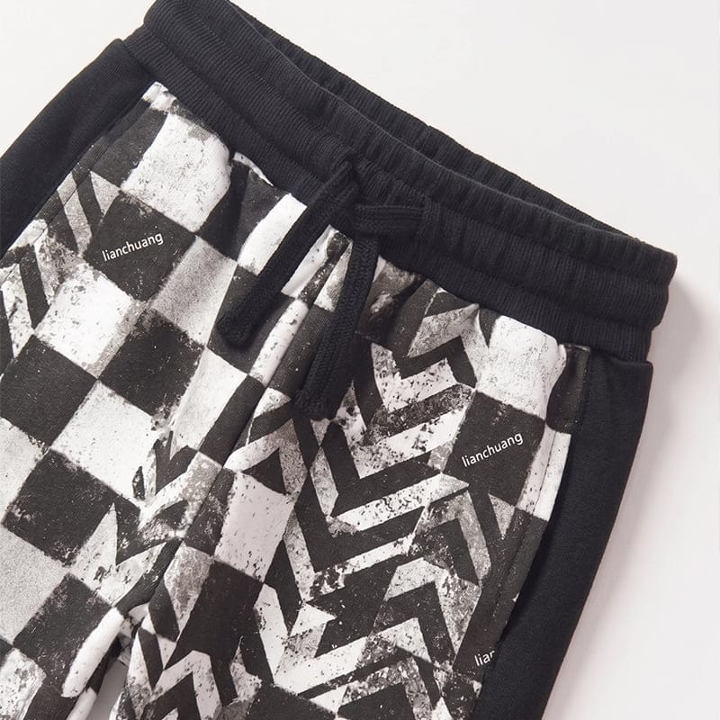 organic cotton kids jogger custom Kids Streetwear Sweatpants eco friendly children’s pants french terry children’s clothing