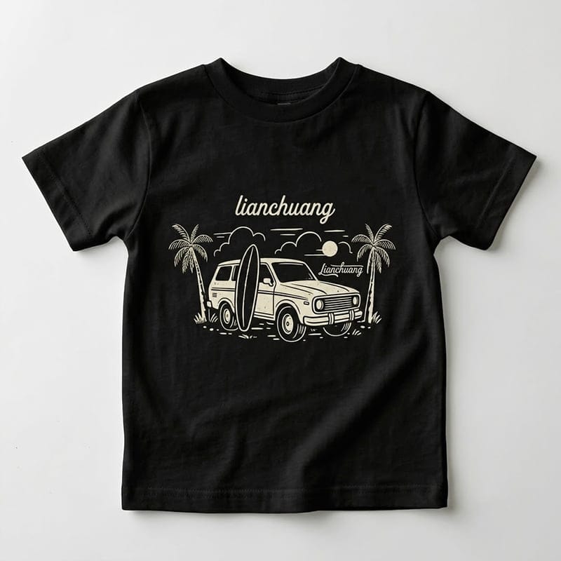 Organic Cotton Kids Graphic T-Shirt Rad Streetwear Short Sleeve Jersey custom children t shirt boys t-shirts