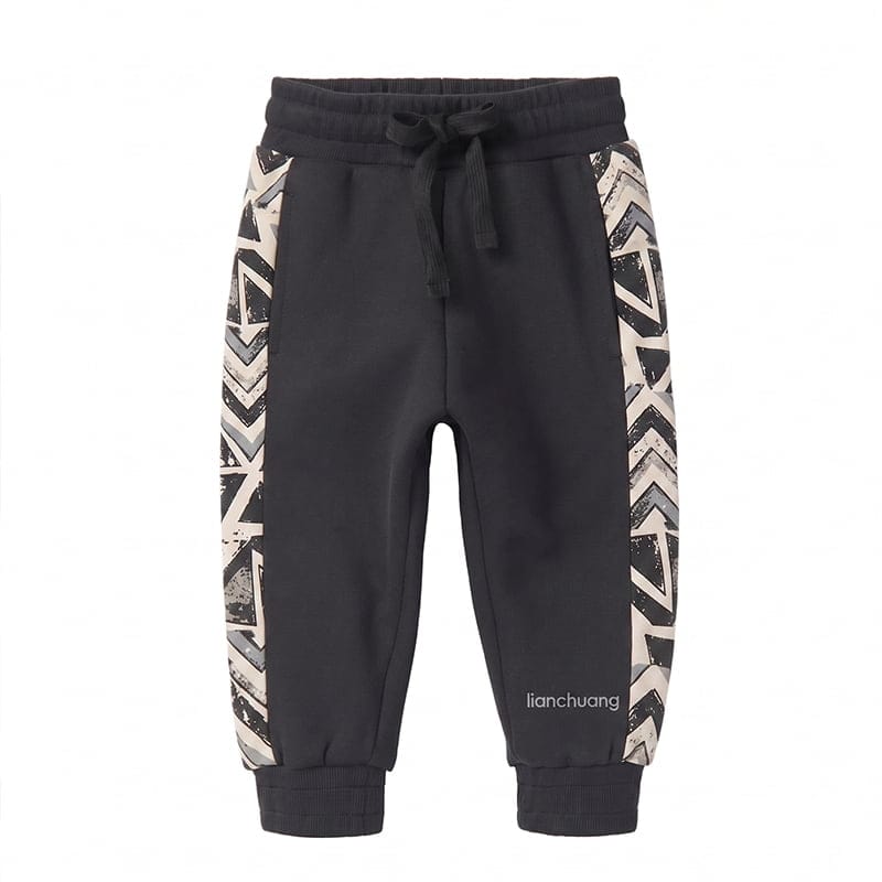 organic cotton kids jogger custom Kids Streetwear Sweatpants eco friendly children’s pants french terry children’s clothing