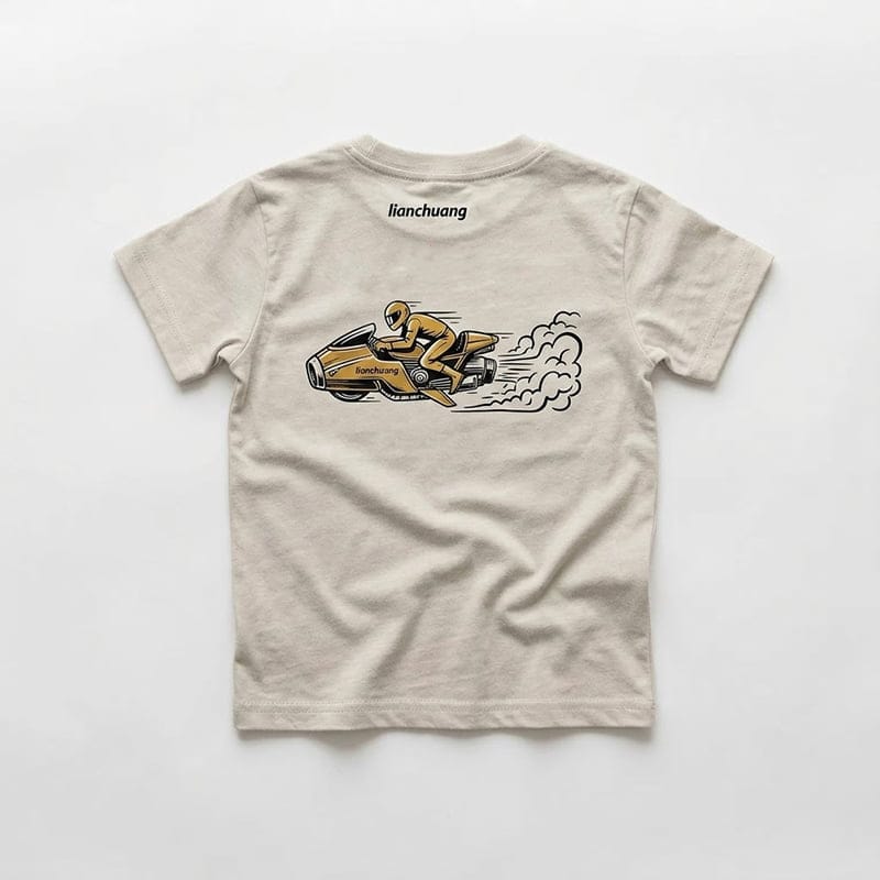 Organic Cotton Kids Graphic T-Shirt Rad Streetwear Short Sleeve Jersey custom children t shirt boys t-shirts