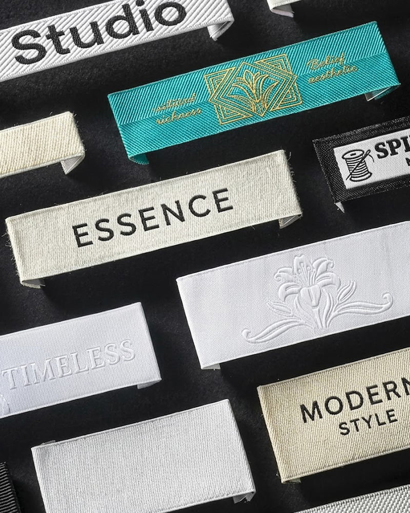 Custom neck labels for children's apparel