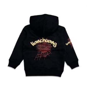 Organic cotton Spider Hoodie for Kids french terry kids pullover custom childrens hoodies sustainable children’s clothing