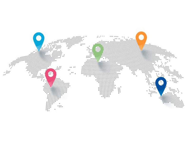 Global shipping map -- Kids Wear Factory