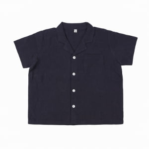 Custom Linen Plain 175gsm Kids Solid Color Short Sleeve Shirt – Breathable Casual Top