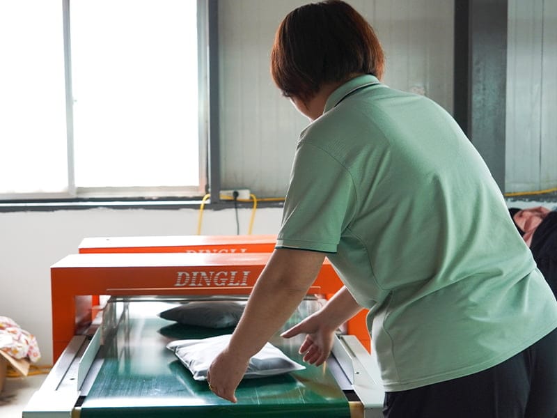 Needle detection for children's garments