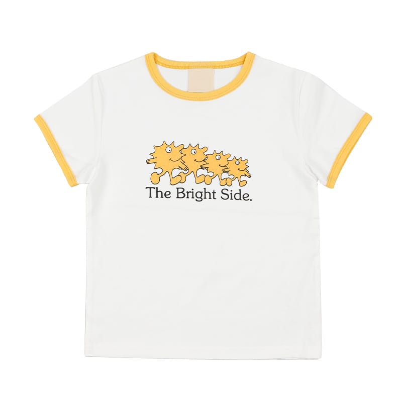 Organic Cotton 185gsm Kids Graphic T-Shirt Retro Ringer Short Sleeve kids tshirt custom boys t-shirts sustainable kids clothing