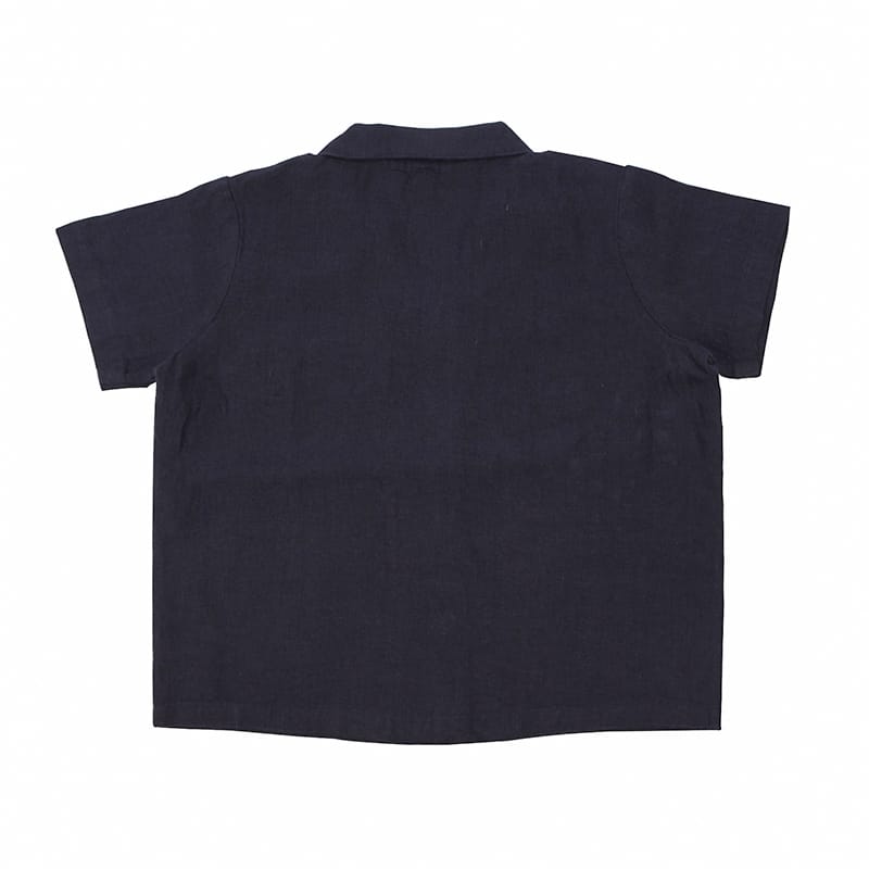 Custom Linen Plain 175gsm Kids Solid Color Short Sleeve Shirt – Breathable Casual Top