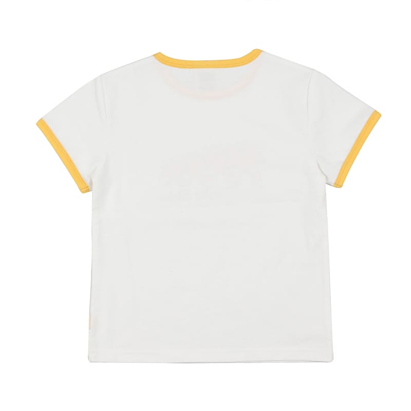 Organic Cotton 185gsm Kids Graphic T-Shirt Retro Ringer Short Sleeve kids tshirt custom boys t-shirts sustainable kids clothing