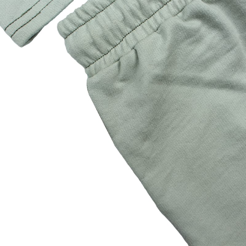 Organic kids shorts set Bamboo Cotton Terry Kids Short Sleeve & Shorts Set custom kids clothing sustainable boys clothing sets