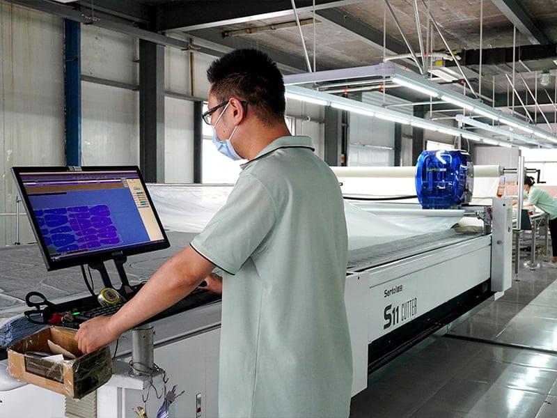 Fabric cutting