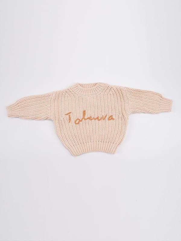 Cut and sew organic kids sweater