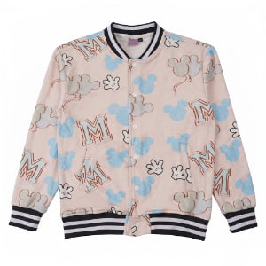 Organic Bamboo Cotton Terry Kids Bomber Jacket Sustainable kids jacket Custom Printed Casual Outerwear Kids Clothing