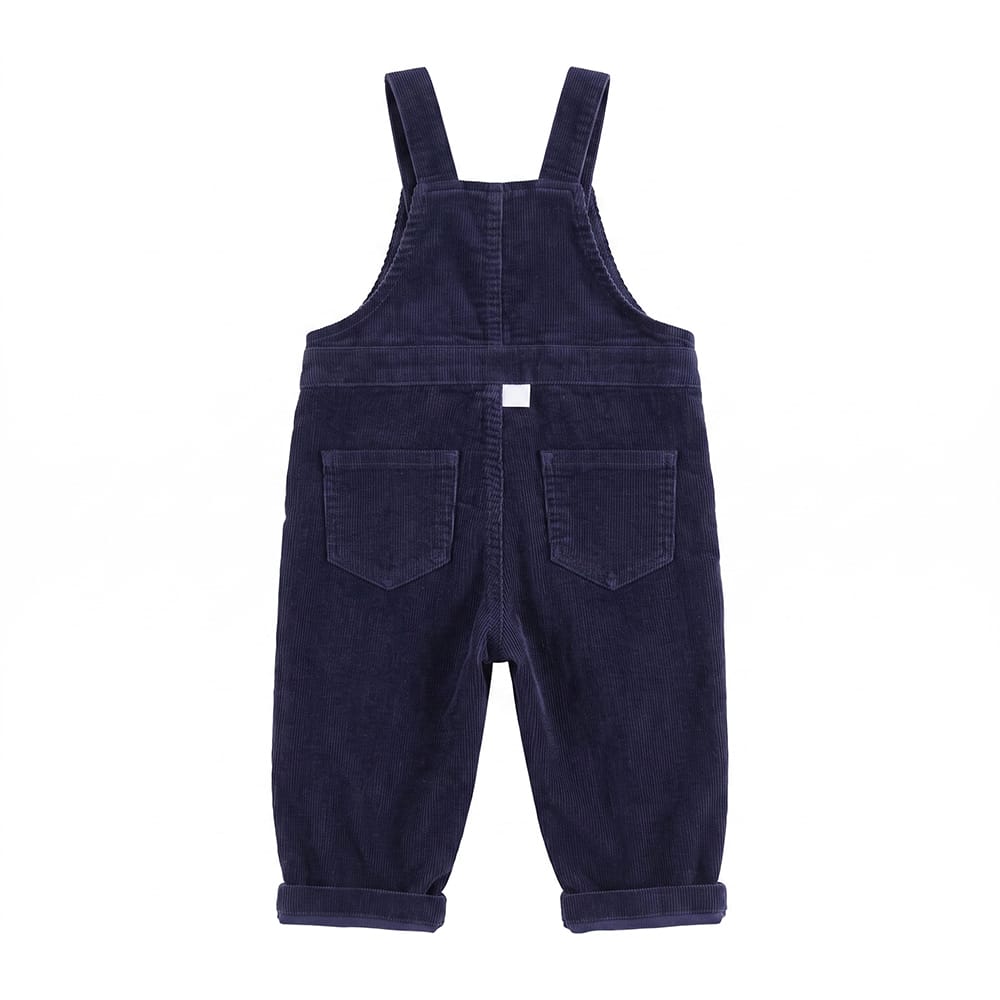 Custom Organic Cotton Corduroy Kids Overall – Vintage Style Dungarees