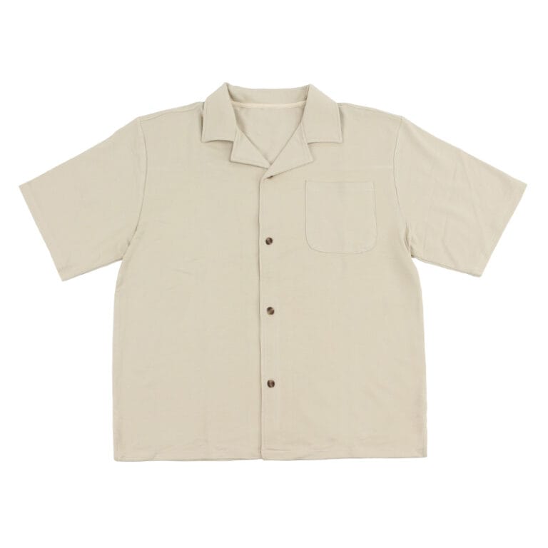 Custom Bamboo Cotton Terry 280gsm Kids Solid Color Short Sleeve Shirt – Breathable Casual Top