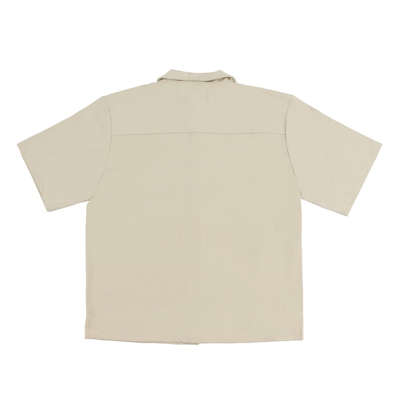 Custom Bamboo Cotton Terry 280gsm Kids Solid Color Short Sleeve Shirt – Breathable Casual Top