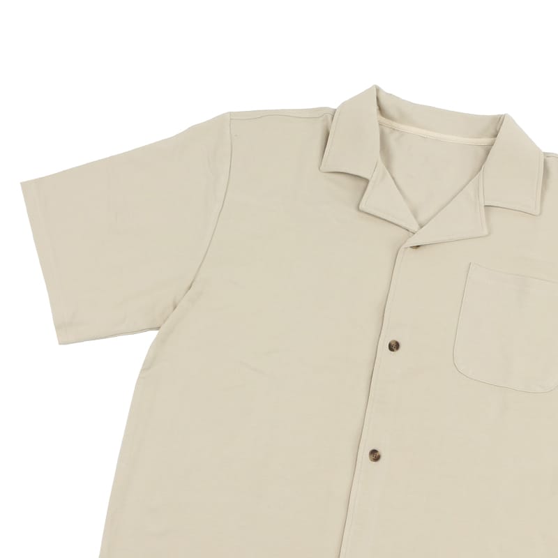 Custom Bamboo Cotton Terry 280gsm Kids Solid Color Short Sleeve Shirt – Breathable Casual Top