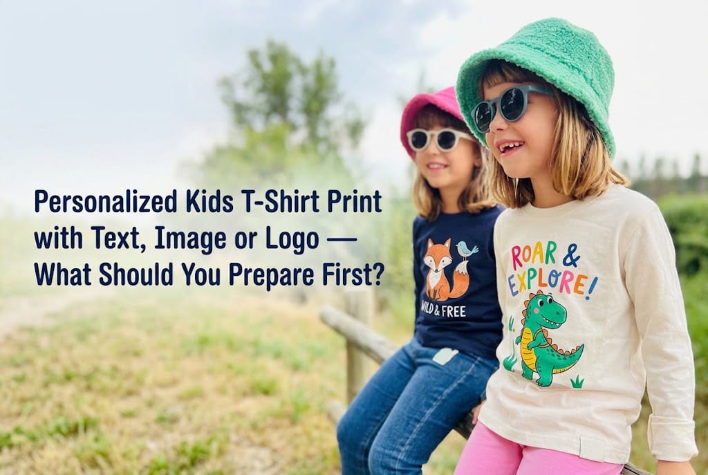 Personalized Kids T-Shirt Print with Text, Image or Logo — What Should You Prepare First?