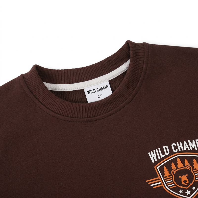 Custom Organic Cotton Kids Sweatshirt Private Label OEM Manufacturer