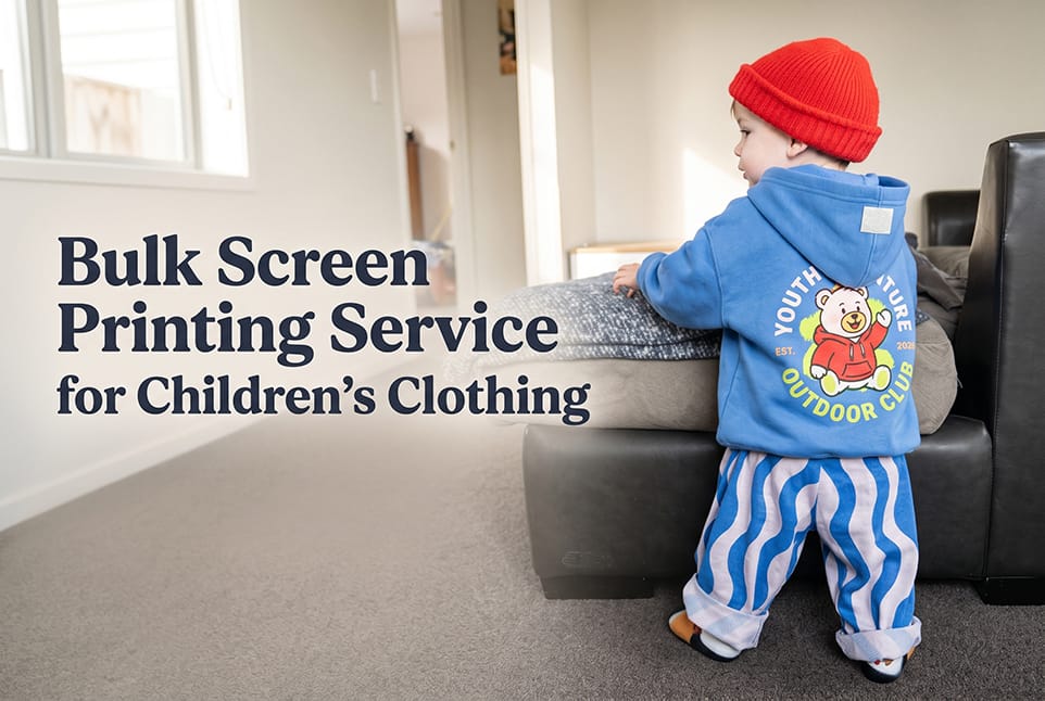 Bulk Screen Printing Service for Children’s Clothing